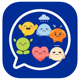Just Checking In logo, an emotional check-in companion app