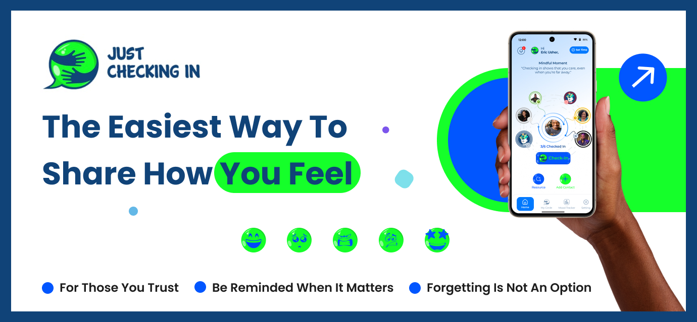 Just Checking In. Your Daily Wellness Check In App.
